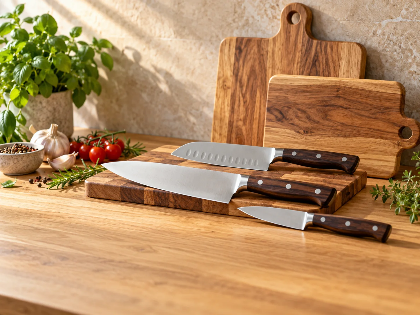 Couteaux et planches