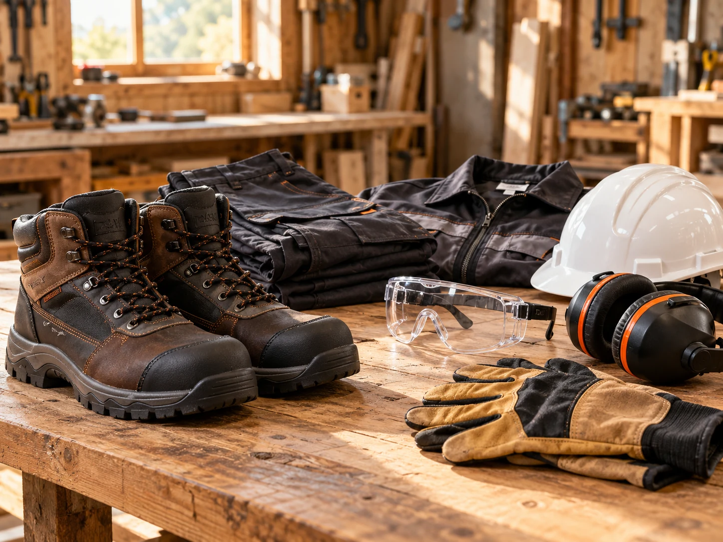 Chaussures de sécurité, vêtements de travail et équipements de protection individuelle